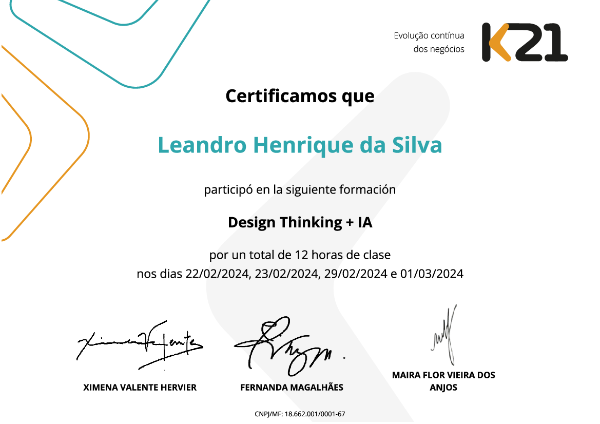 Certificado K21